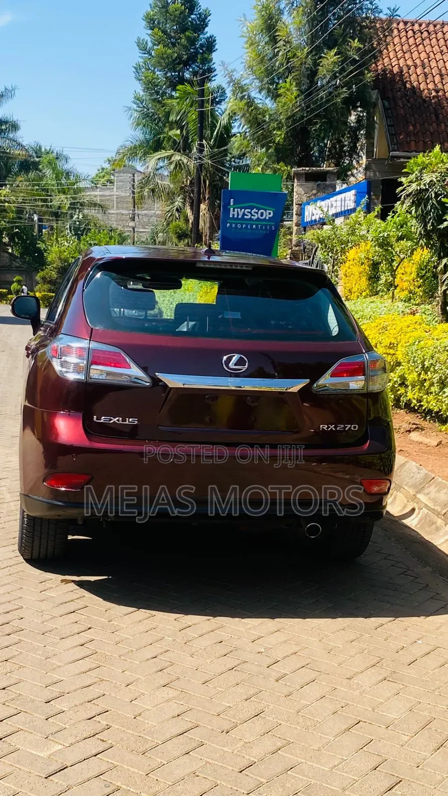Lexus RX270 2014 Pearl