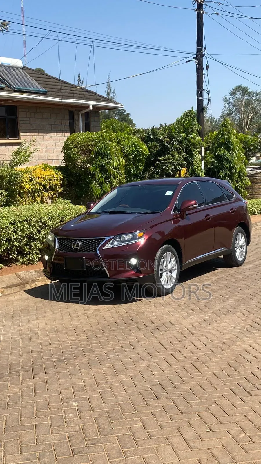 Lexus RX270 2014 Pearl