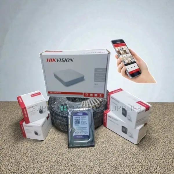 Hikvision 4 Turbo Hd 1080p CCTV Motion Detection Complete System Kit