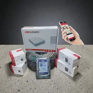 Hikvision 4 Turbo Hd CCTV Easy to Install Outdoor Complete System Kit