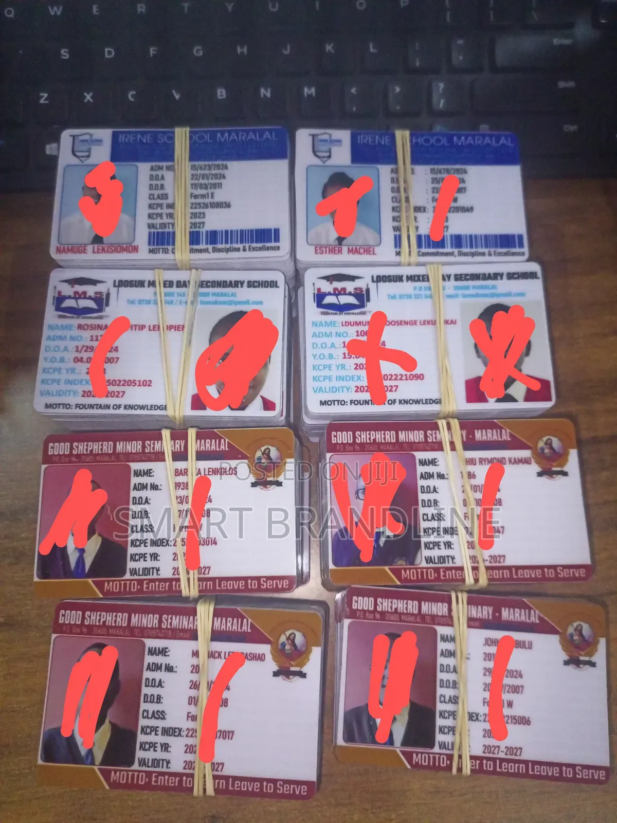 Students, Staff Membership Plastic Id Cards