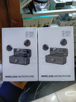 Wireless Lavalier Microphone Kit for Use With Mobile Devices.