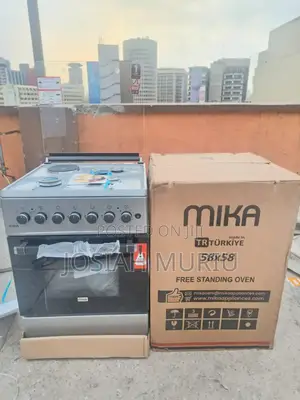 Mika Standing Cooker 58 X 58 3 Gas + 1hotplate With Electric Oven
