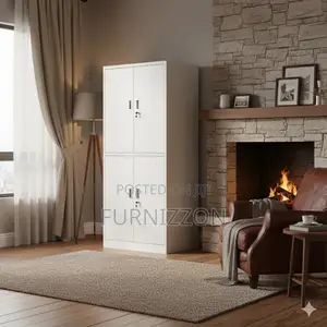 Compact Four-Door Steel Office Locker