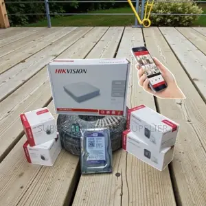 Hikvision 4 Turbo Hd 2mp Full Hd CCTV Smart Home Security Complete Kit