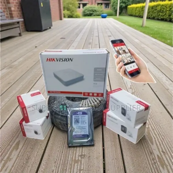 Hikvision 4 Turbo Hd CCTV Long Lasting Quality Security Complete Kit