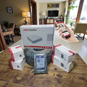 Hikvision 4 Turbo Hd 2mp CCTV Maintenance Free Security Complete Kit