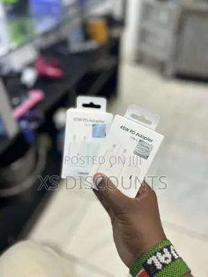 White Samsung 45watts Pd Adapter