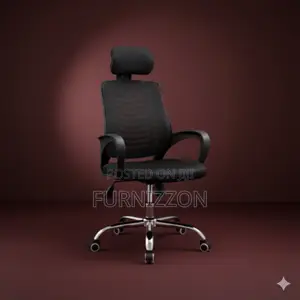 Professional Mesh Headrest Office Chair With Swivel Base