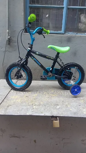 Ex Uk Size 12 Apollo Moonman Kids Bicycle for 2-3 Yr Old ,Side Wheels