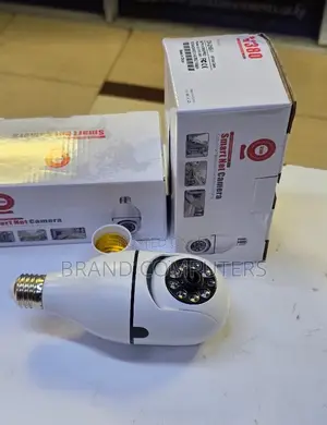Wireless Wifi Bulb PTZ Camera Single Lens With Audio