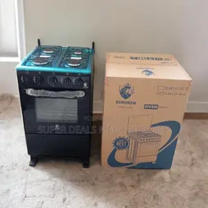Efficient 4 Burner Gas Cooker 50x55x84cm Free Standing With Oven