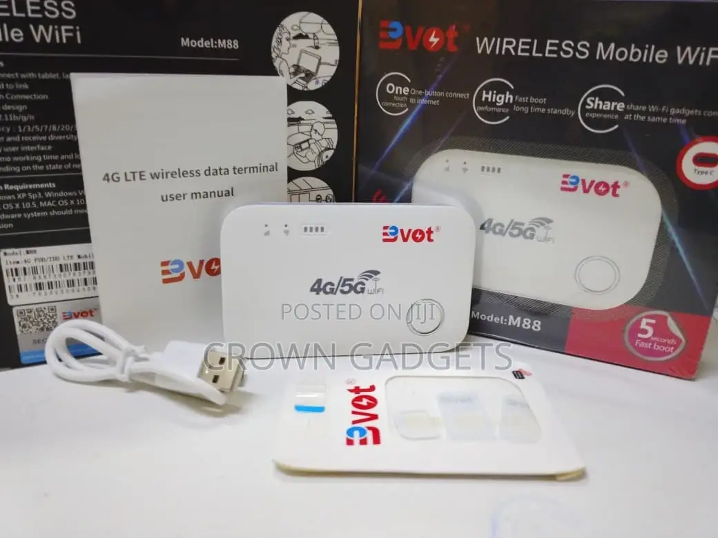 Bvot M88 Portable Wireless Router One-Button Connection