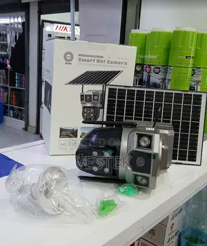 3 Screens Solar Panel Wireless 4g PTZ Camera Dual Lens CCTV Outdoor