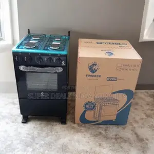 Long Term Reliability 4 Gas Burner Cooker With Oven 50x55x84cm