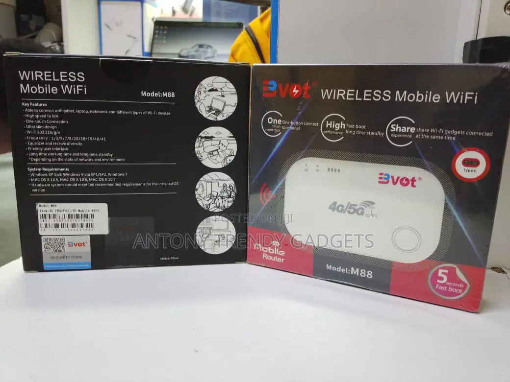 Bvot M88 Wireless Mobile Router Fast Boot One-button
