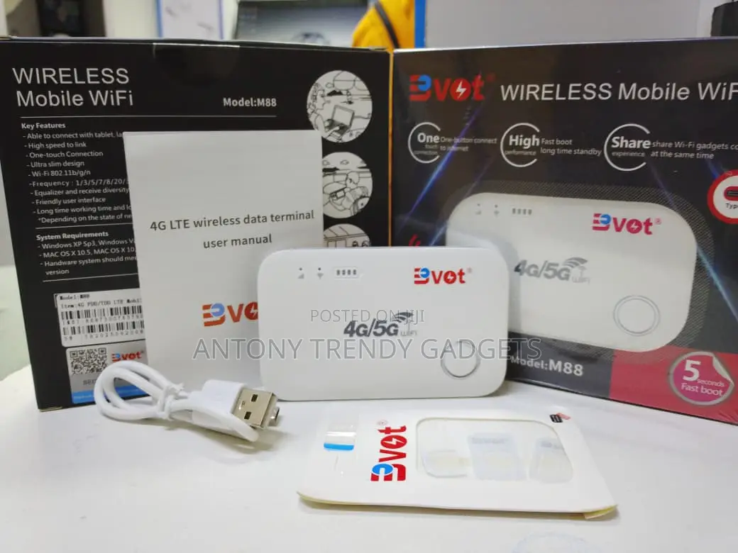 Bvot M88 Wireless Mobile Router Fast Boot One-button