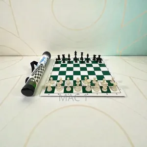 Foldable Chess Mat With Storage Tube