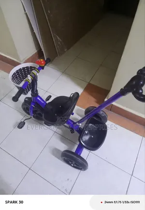 Tricycle With Handle Push