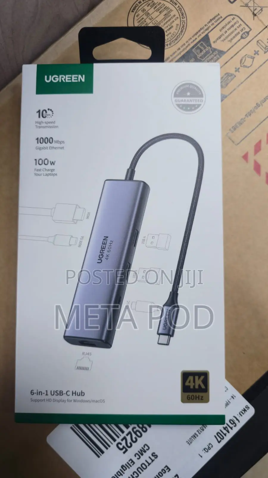 Ugreen 6-in-1 Usb-C Hub Cm512