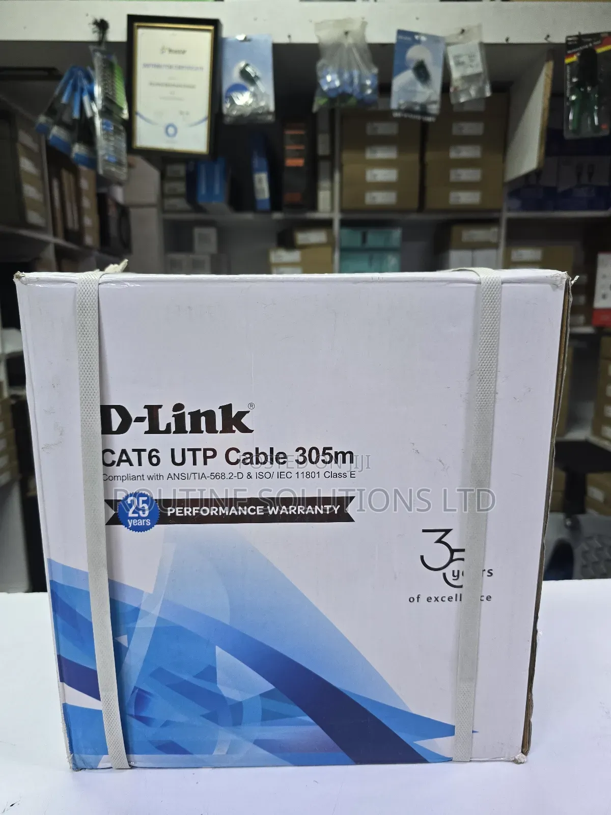 Dlink Cable Cat6 Indoor Pure Copper Grey