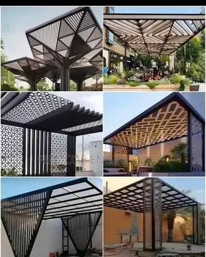 Functional and Stylish CNC-Cut Pergola