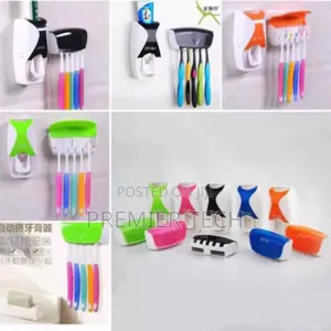 *Toothbrush Holder/ Toothpaste Dispenser