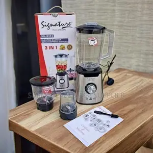 Signature 3 in 1 Blender Grinder and Chopper Ideal for Home Kitchen