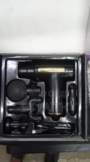 High Quality Massage Gun - 6 Speed, 4 Head Options, Rechargeable.