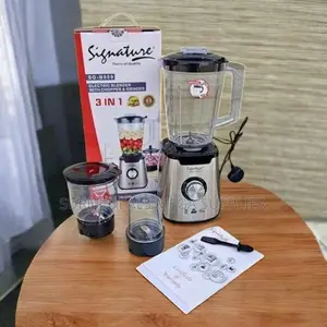Fast Signature 3 in 1 Blender Grinder Chopper for Food Preparation