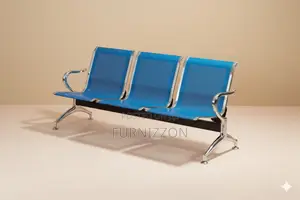 Contemporary 3-Seater Stainless Steel Bench