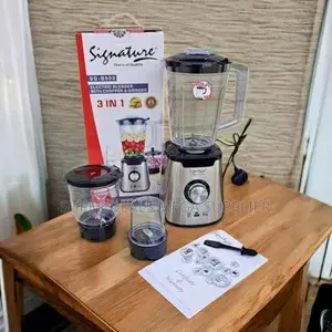 Stainless Blades Signature 3 in 1 Blender Grinder and Chopper for Home