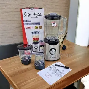 Reliable Build Signature 3 in 1 Blender With Grinder and Chopper Unit