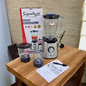 Fast Signature 3 in 1 Blender Grinder and Chopper for Modern Kitchen