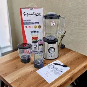 Signature 3 in 1 Blender Grinder and Chopper for Everyday Cooking