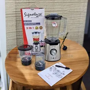 Strong Signature 3 in 1 Blender With Grinder and Chopper for Food Prep