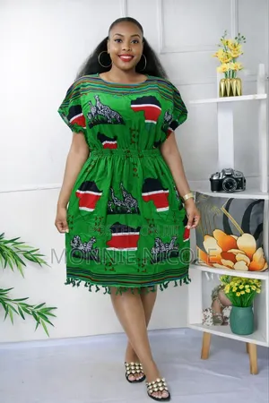 Kenyan/African Print Dress/Tourist/Beach Dress