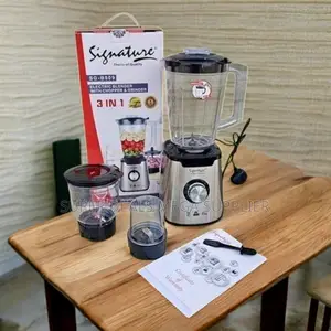 Quality Ensured Signature 3 in 1 Blender With Grinder and Chopper
