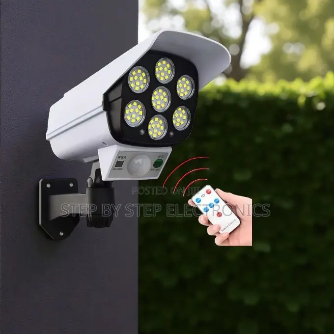 Home Security Dummy Fake CCTV Camera Motion Activated Solar Light