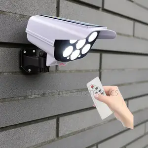 Inbuilt Rechargeable Battery Dummy Fake CCTV Camera Solar Light