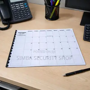 2026 A4 Monthly Calendar Desk Planner Writable Agenda Journal Memo