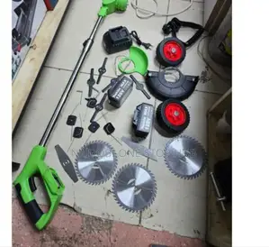 Cordless Grass Trimmer and Brush Cutter Kit.