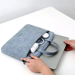 Laptop Sleeve Leather Carry Case With Handle