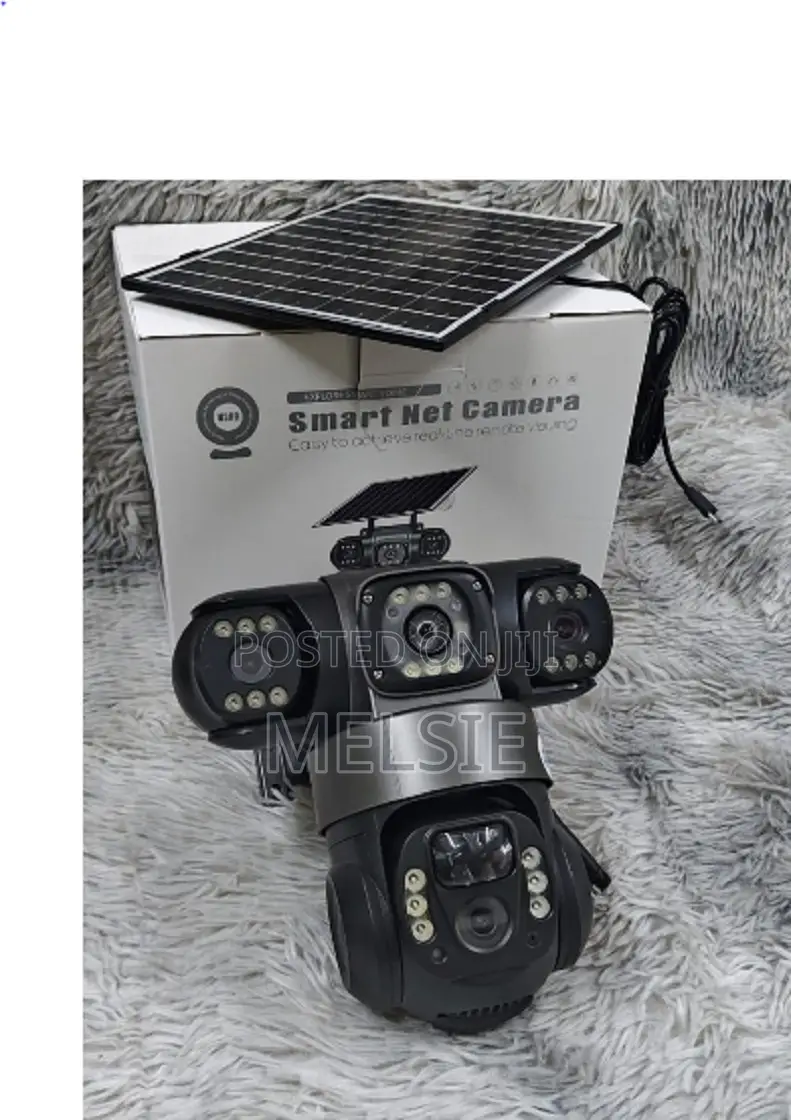Intelligence 4g Triple Lens Solar PTZ Camera - (Pir Human Detection
