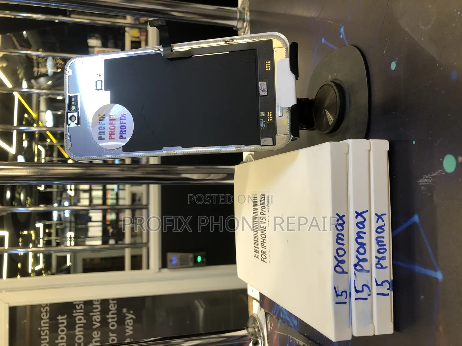 Original iPhone 15 Promax Screen Replacement and Installation