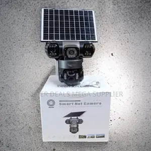 Efficient And Convenient 4g Ptz Rotating Triple Lens Solar Cctv Camera
