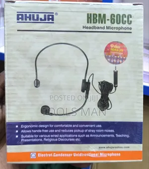 Ahuja HBM-60cc Headband Microphone.
