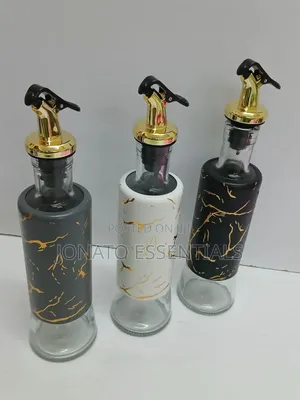 320ml Marble Like Glass Oil Dispenser