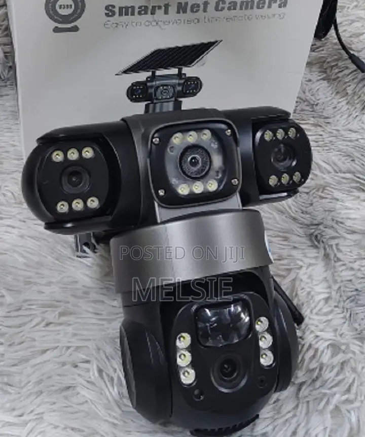 Triple Lens 4g Solar PTZ Camera Clear Surveillance . . . . .