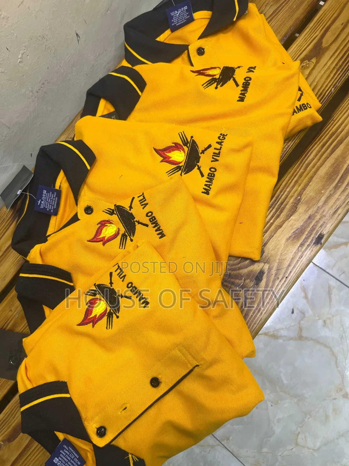 Mustard Yellow Men Polo